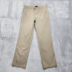 Dockers Pants Mens 34x34 Beige D2 Straight Fit Chino Flat Front Casual Khakis